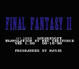 Final Fantasy II (J) [T+Rus1.04 Chief-Net (14.05.2017)]-video